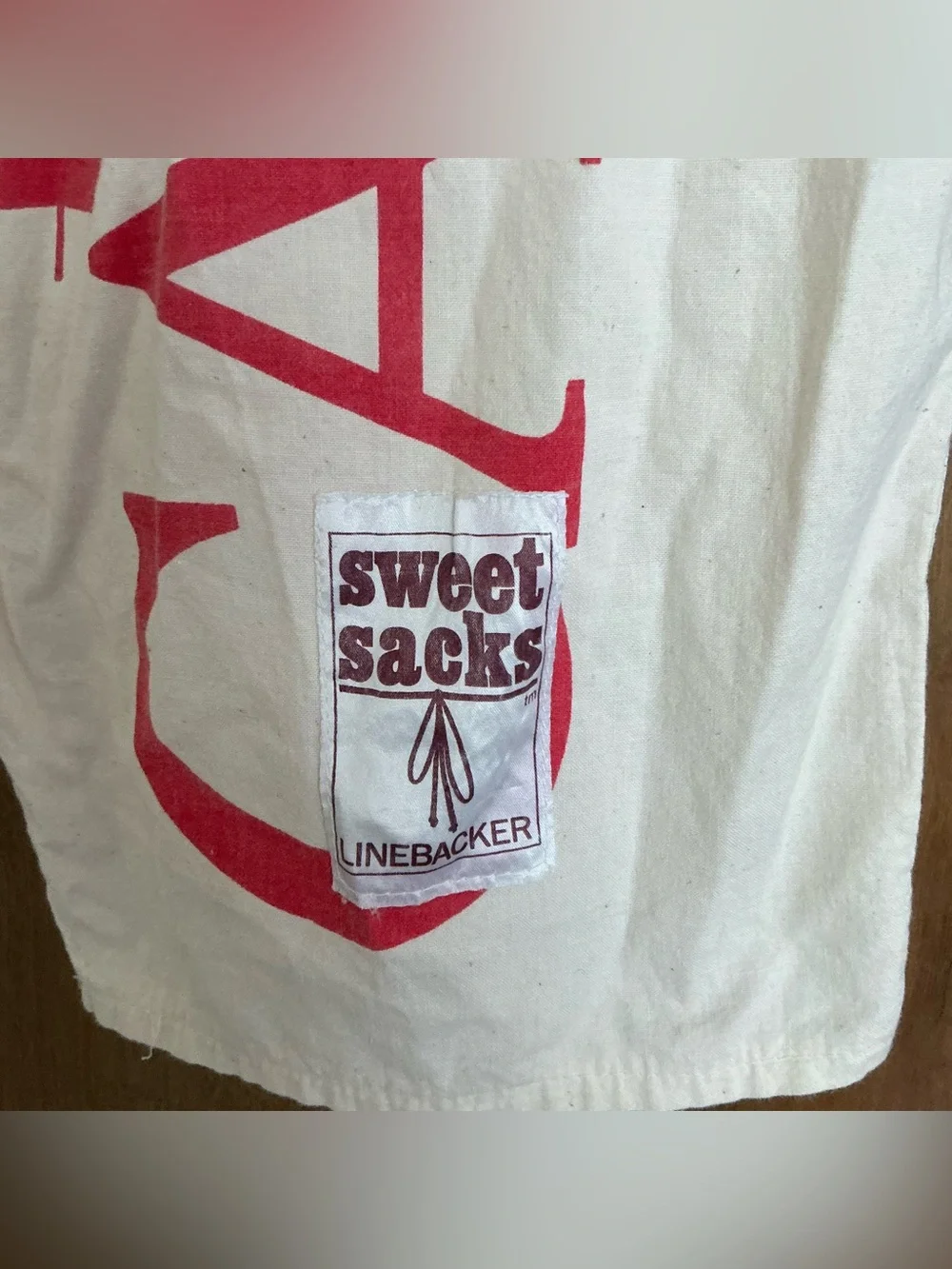 Vintage Sweet Sacks Linebacker Canada Cloth Shorts 1990s Drawstring Potato Sack